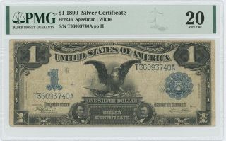1899 $1 Silver Certificate Note Fr 236 Pmg Very Fine 20