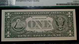 1988 A One Dollar PMG GEM UNC 66 EPQ GREAT SERIAL NUMBER SAN FRAN NOTE $1 BILL 3