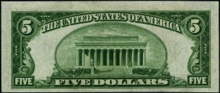 FR.  1956 E $5 1934 Federal Reserve Note Mule Richmond E - A Block AU 3