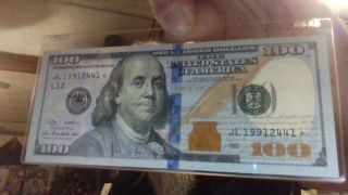 3 - Star Notes 2009 Unc,  One Hundred Dollar Bill 