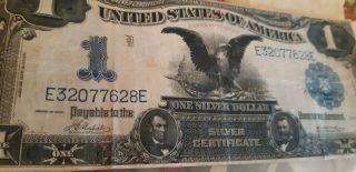 SERIES OF 1899 1.  00 ONE DOLLAR SILVER CERTIFICATE 