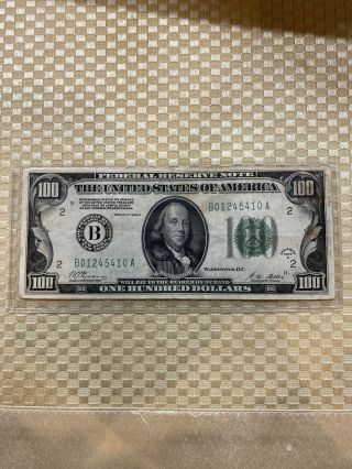 1928 $100 One Hundred Dollar Bill Federal Reserve Note