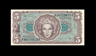1969 Mpc United States $5 Series 651 ( (gem Unc))