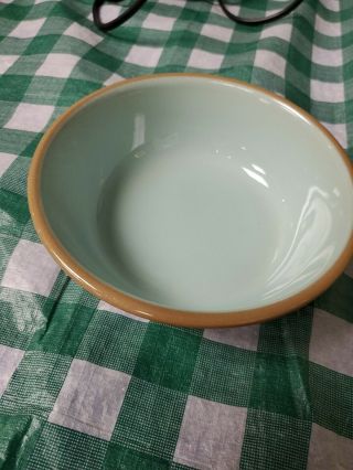 Homer Loughlin Chateau Buffet Aqua And Brown Vintage Cereal Or Soup Bowl