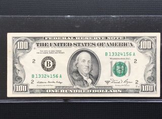 $100 One Hundred Dollar Series 1981 A York,  York B