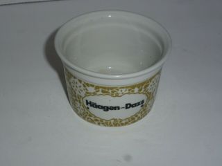 Tognana Italy Haagen Dazs Ice Cream Cup Porcelain Vintage 1980