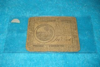 Continental Currency July 22,  1776 $6 Six Dollars Hall And Sellers - Sh