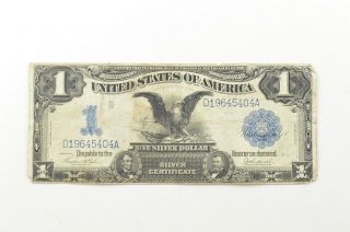 1899 $1.  00 Black Eagle Silver Certificate - Large Note 0055