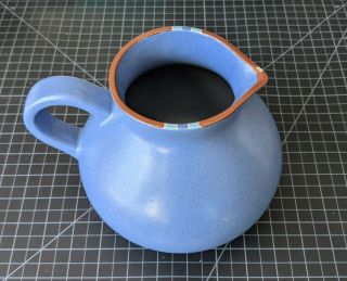 Dansk Mesa Sky Blue Ceramic Water Pitcher (48 - Oz) - Made In Portugal
