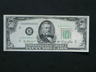 1950 - A Series Star Note $50 Fifty Dollar Federal Reserve Note