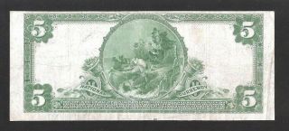 1902 NATIONAL BANK OF KENTUCKY OF LOUISVILLE $5 CHRTR 5312,  NO PINHOLES OR TEAR 2