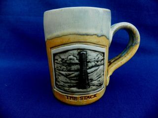 Cold Mountain Pottery Montana Stoneware Fish Water Coffee Mug Cup
