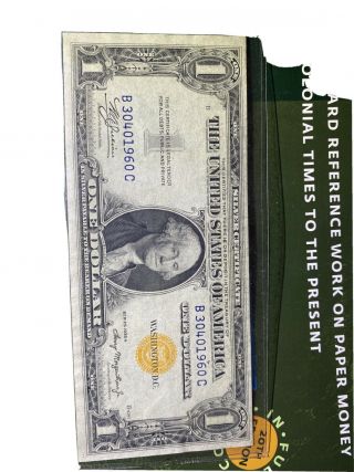 Fr.  2306 $1 Series Of 1935a Silver Certificate North Africa - Yellow Seal
