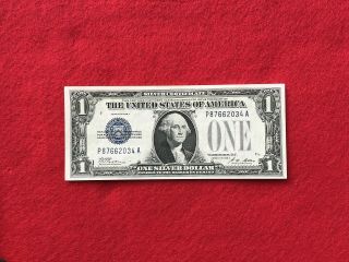 Fr - 1601 1928 A Series $1 Silver Certificate " P - A Block " About Uncirculated