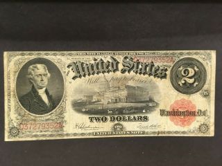 Usa 2 Dollars 1917