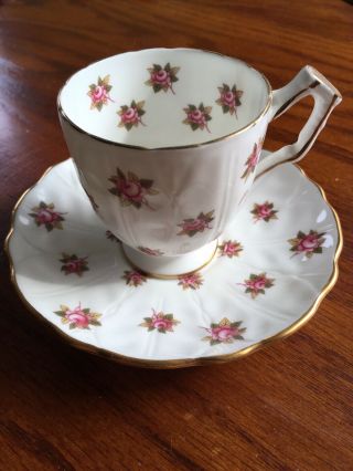 Vintage Aynsley Fine Bone China Made In England Tea Cup And Saucer Set