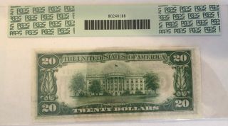 Fr.  2054 - F 1934 $20 Federal Reserve Note PCGS 63PPQ (MIAMI BEACH HOARD) 2