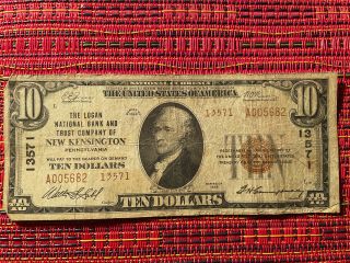 1929 $10.  00 Nat 