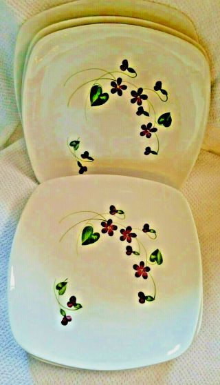 Orchard Ware Wood Violet Dinner Plates California Ceramic 9 3/4 " (8) Available