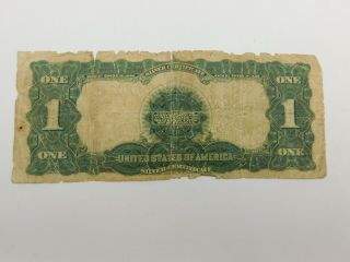 Silver Certificate 1899 1 Dollar Bill Black Eagle Note Paper Money Currency (18) 2