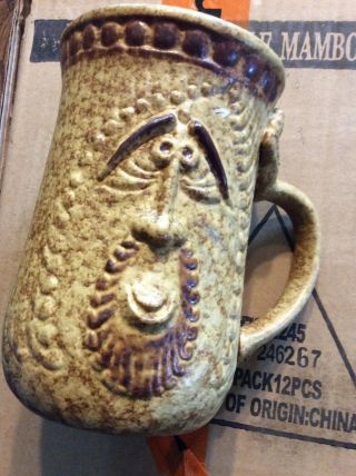 Vintage Pottery Craft Large Face Mug 70 