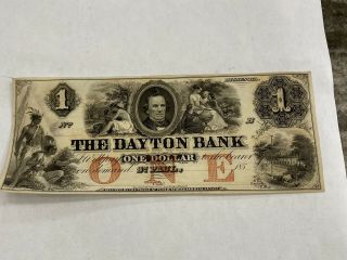 Obsolete Broken Bank Note 1850 