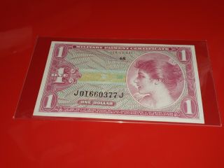 1 Military Payment Certificate Series 641 In Uncirculated