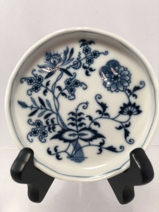 Vintage Blue Danube Flower Porcelain 3.  5” Coaster