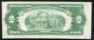 FR.  1502 1928 - A $2 TWO DOLLARS LEGAL TENDER UNITED STATES NOTE “SEMI KEY” VF, 2
