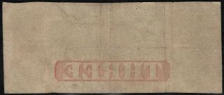 1862 $3 Lincoln County Bank Wiscasset Maine Obsolete Bank Note 