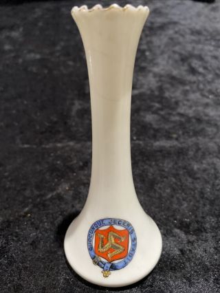 W.  H.  Goss Porcelain Bud Vase Crest