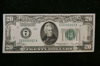 Series 1928 United States $20 Twenty Dollar Federal Reserve Note