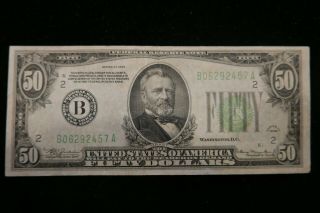 Series 1934 United States $50 Federal Reserve Note