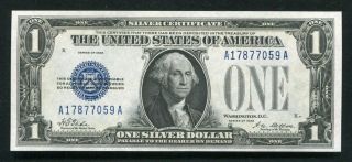 Fr.  1600 1928 $1 One Dollar “funnyback” Silver Certificate A - A Block Gem Unc