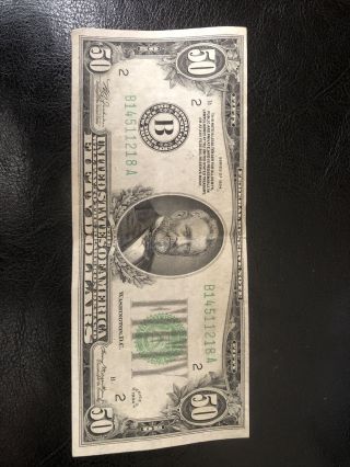 1934 Fifty Dollar Federal Reserve Note