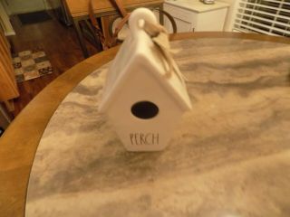 Rae Dunn Tapered Perch Ceramic Birdhouse