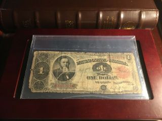 1891 $1 Treasury Note Fr 350 Ungraded