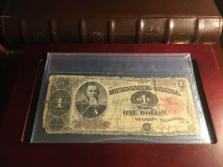 1891 $1 Treasury Note Fr 350 Ungraded 2