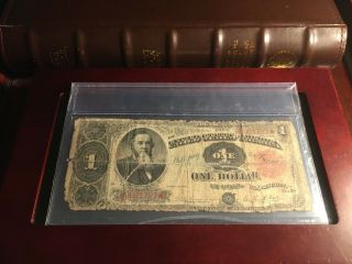 1891 $1 Treasury Note Fr 350 Ungraded 3