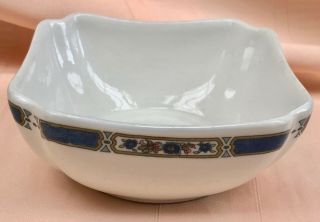 Lamberton Scammell China Nathan Straus Duparquet Square Soup Bowl 5 - 1/2 "