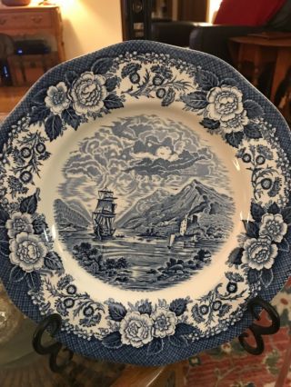 Vintage Royal Warwick Lochs Of Scotland Loch Oich 9 3/4 " Dinner Plate