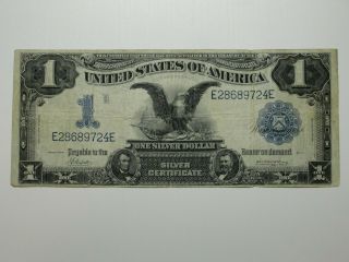 1899 $1 Silver Certificate " Black Eagle " Vg Very Good Great Type Note