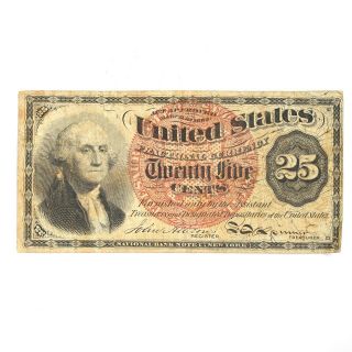 1863 United States Fractional Currency 25 Cents Bill