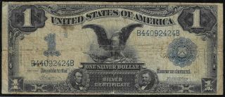 1899 $1 " Black Eagle " Large Silver Certificates S/h After 1st Item
