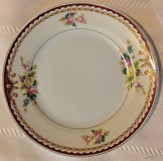 Vintage Trico Hand Painted Fine China Bread / Dessert Plates From Nagoya Japan