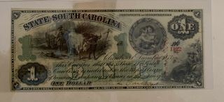 State Of South Carolina 1873 $1 Issued Uncirculated