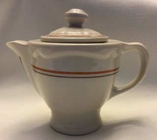Vintage Shenango China Restaurant Ware Individual Teapot Creamer With Lid (usa)