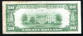 FR.  1870 - E 1929 $20 FRBN FEDERAL RESERVE BANK NOTE RICHMOND,  VA XF (D) 2