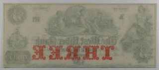 1800 ' s $3 The West River Bank - Jamaica,  VERMONT Note.  UNC 2