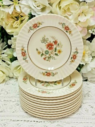 ❤ Lenox Temple Blossom Bread Plate 6 3/8 Inches